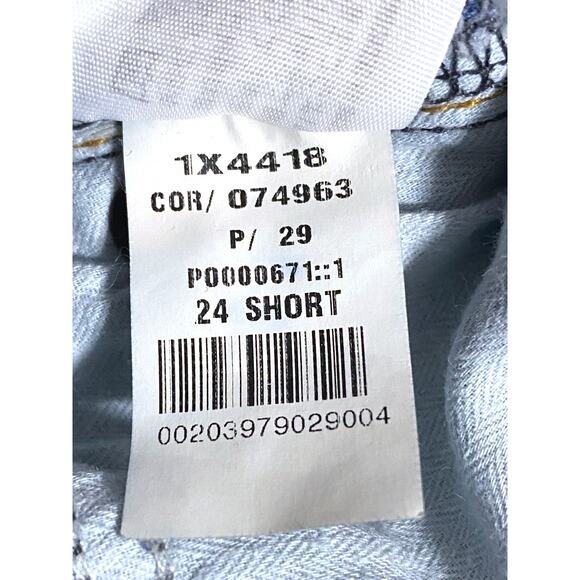 Abercrombie Zoe Natural Rise Ankle Straight Jeans Women 24 00S Distressed Ripped - Picture 9 of 9